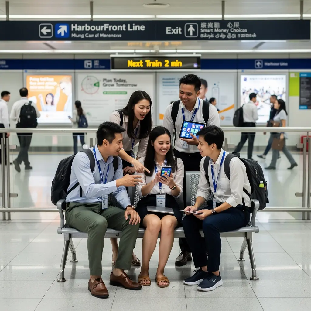 Professional team collaboration